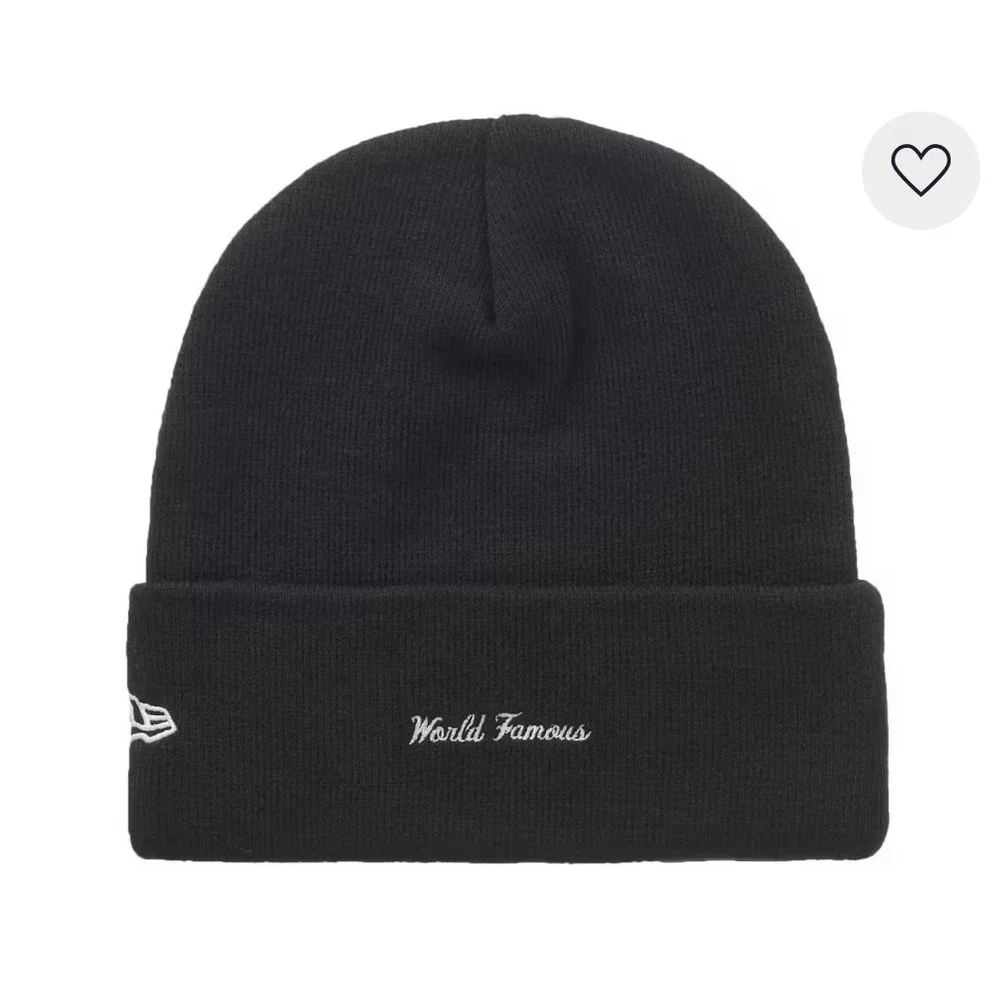 Supreme New Era Box Logo Beanie Black Knit Hat OS New‎ With Tags